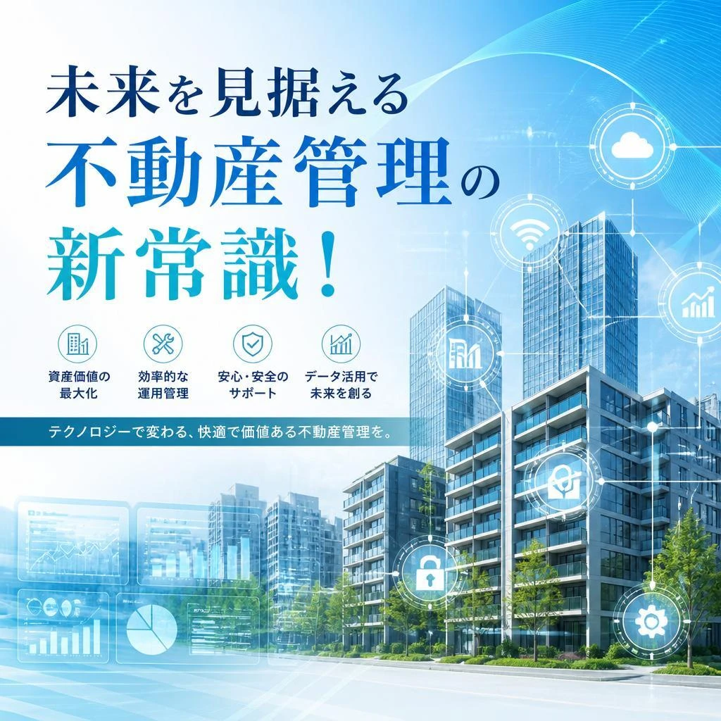 未来を見据える不動産管理の新常識！