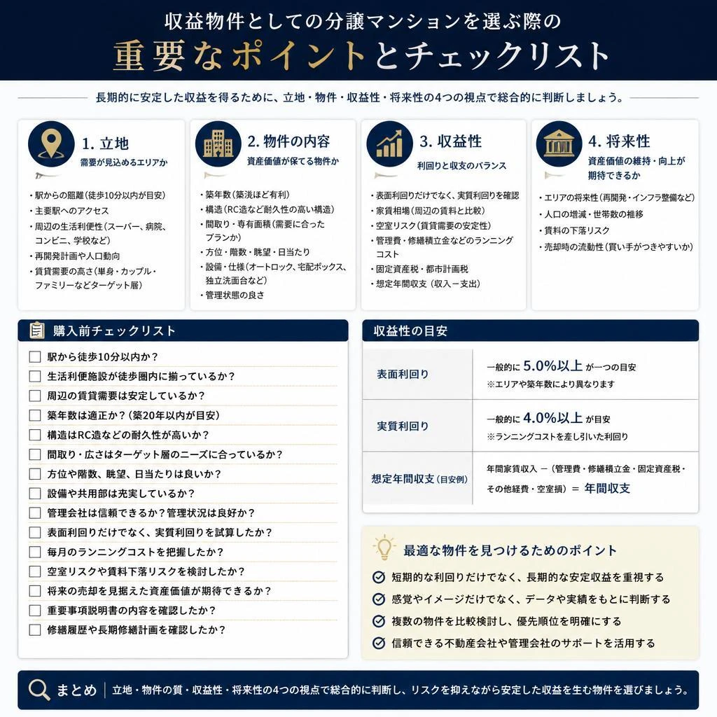収益物件の選び方