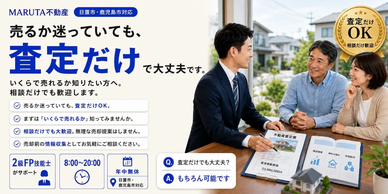 売るか迷っていても、査定だけで大丈夫です。